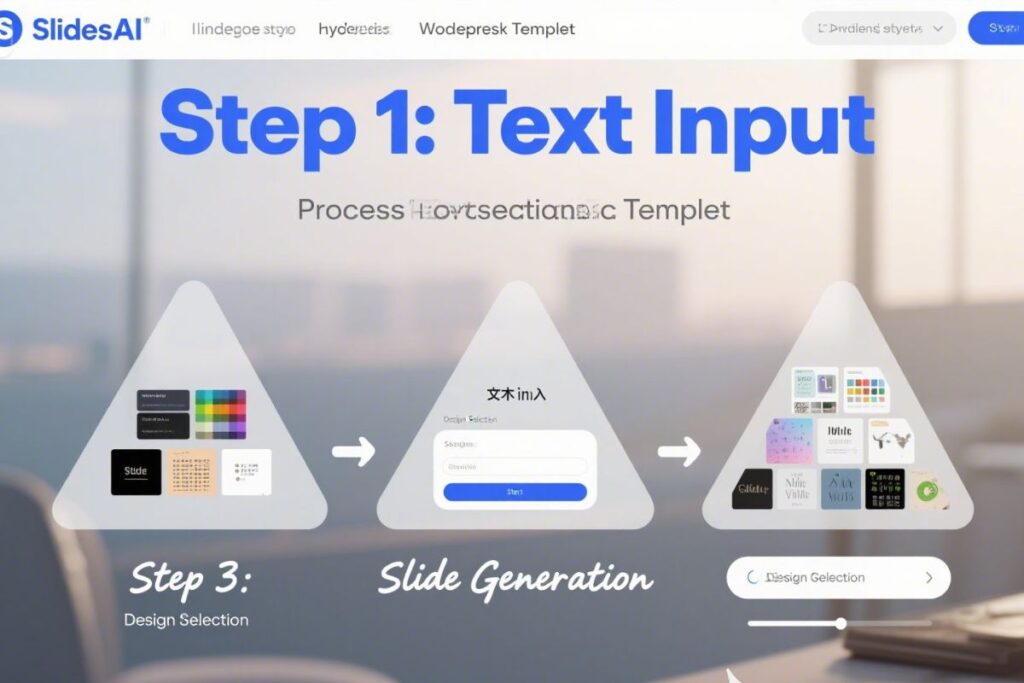 Review slidesai.io: Your Go-To Presentation Maker AI For Google Slides How SlidesAI Works Turning Text into Presentations in 3 Simple Steps with This Presentation Maker AI
