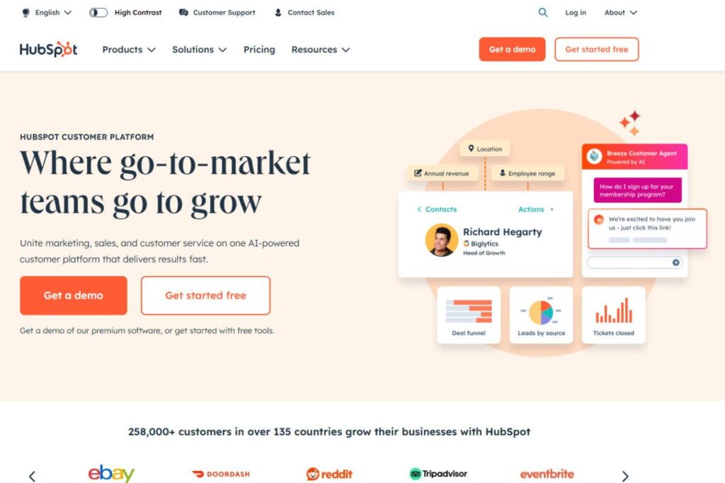 Top 10 Best CRM Software for Business in 2025 HubSpot CRM Your Free Engine for Sales & Growth in 2025