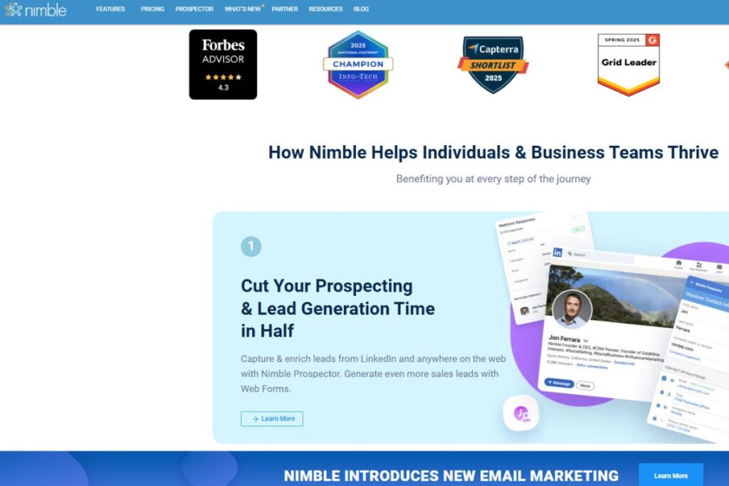 Top 10 Best CRM Software for Business in 2025 Nimble CRM The Relationship-Focused CRM for the Social Era