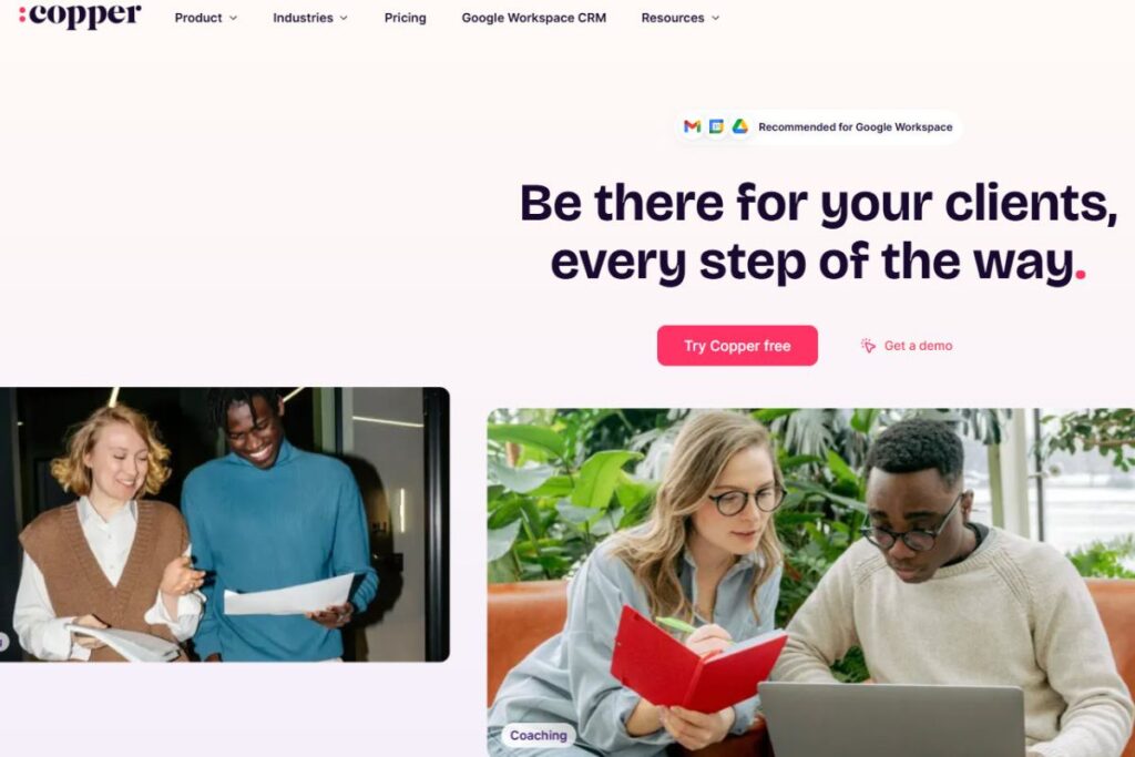 Top 10 Best CRM For Small Business in 2025 1. Copper Your Ultimate CRM Companion for Google Workspace Users (A Top Best CRM for Small Business!)