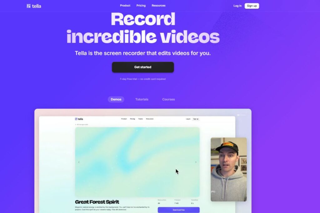 10. Tella.com – Record Video Presentations with Ease