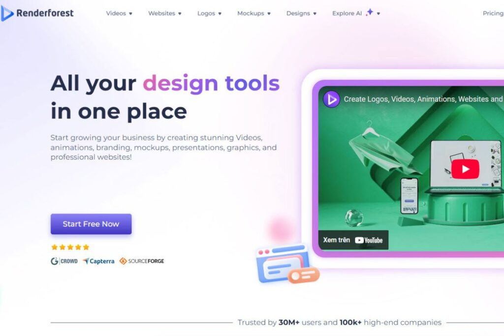 13. Renderforest – All-in-One Online Branding Platform