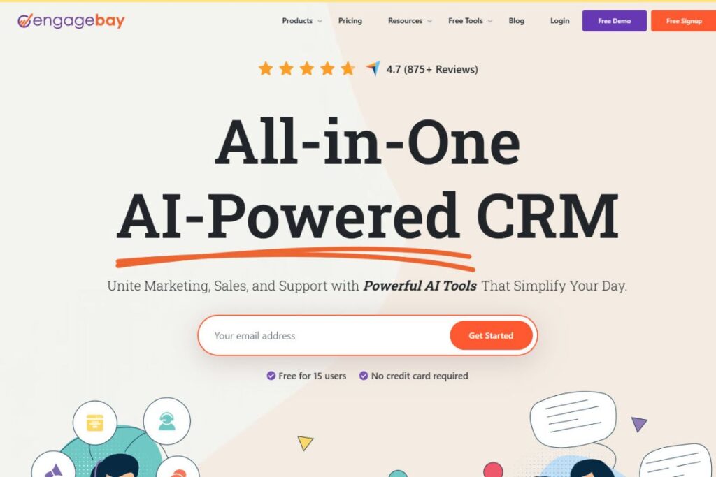 Top 10 Best CRM For Small Business in 2025 2. EngageBay The All-in-One Powerhouse for Your Small Business CRM Needs