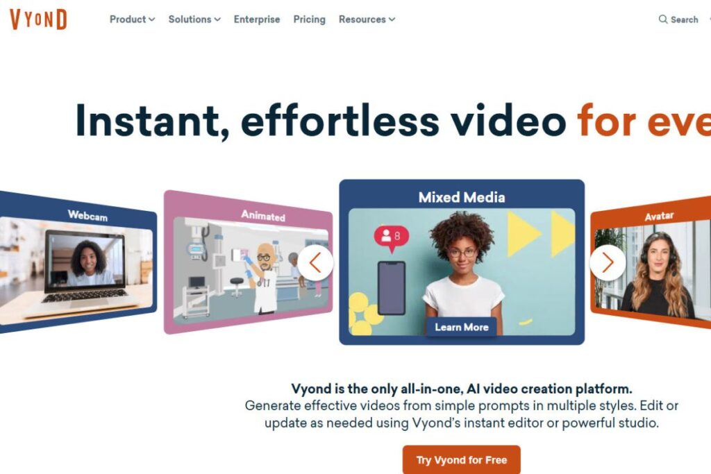 5. Vyond – For Professional Animated Videos in Presentations