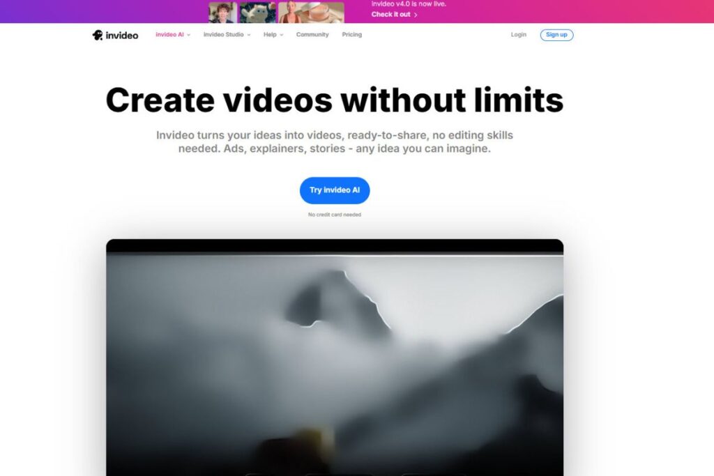 1. InVideo Your Easy-to-Use AI Video Maker with Stunning Templates