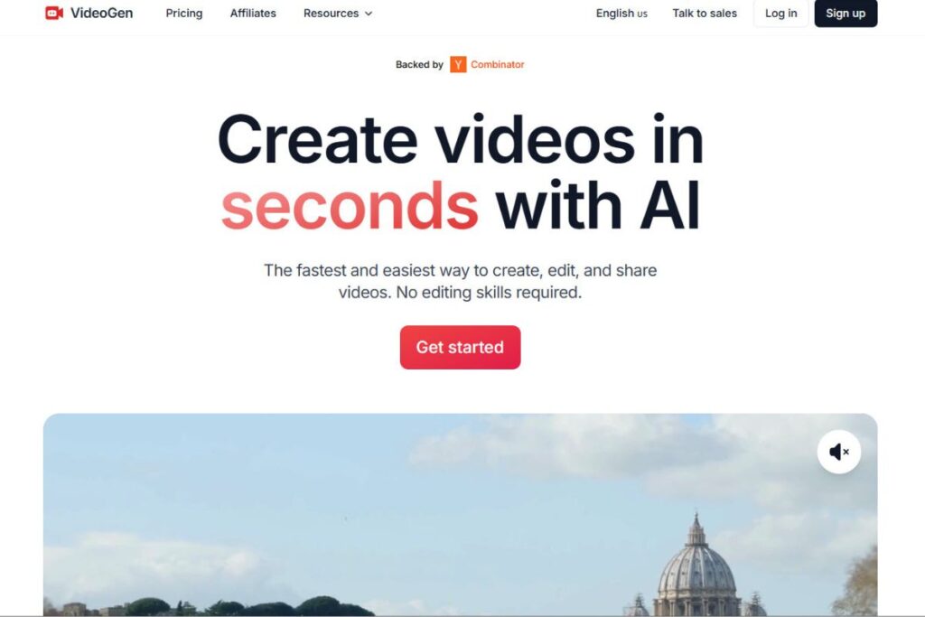 3. Videogen.io Create Quick Videos with This Simple Text-to-Video AI Generator