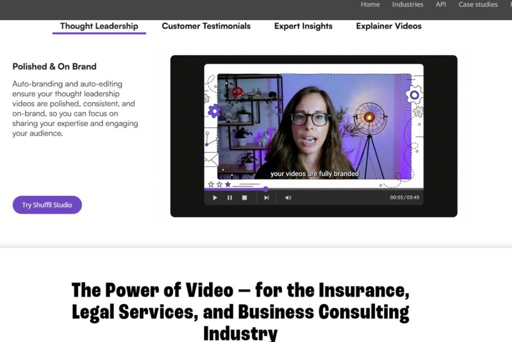9. Shuffll.com AI-Powered Workflow for Easier Team Video Collaboration